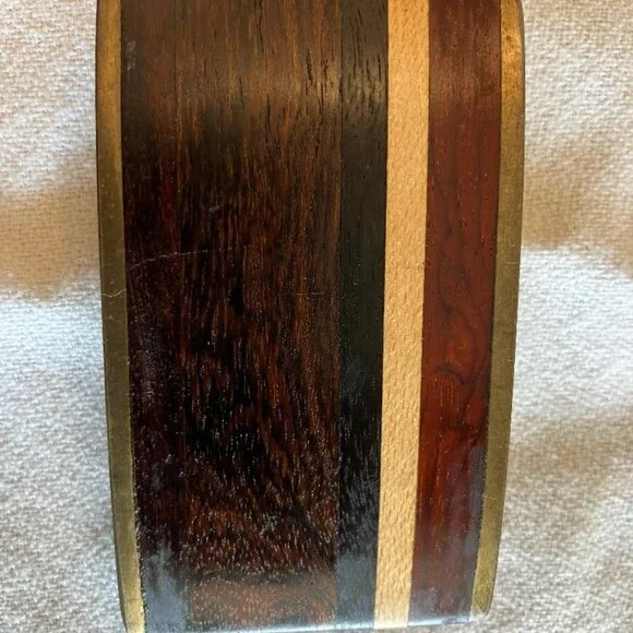 Vintage Kenneth Reid Exotic Wood Belt Buckle - Picture 2 of 6